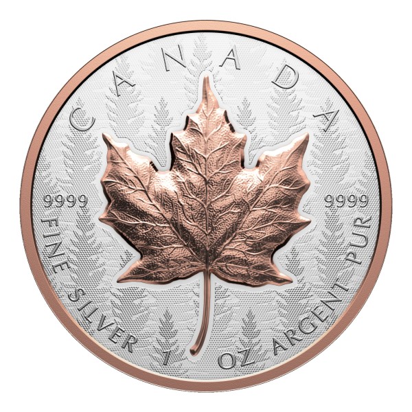 1 Unze Silber Maple Leaf Ultra High Relief Reverse Proof 20 CAD Kanada 2025