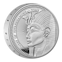 5 £ Silver Proof Piedfort Tutankhamun's Tomb United Kingdom 2022 Royal Mint 5 £ Silver Proof Piedfort Tutankhamun's Tomb United Kingdom 2022 Royal Mint