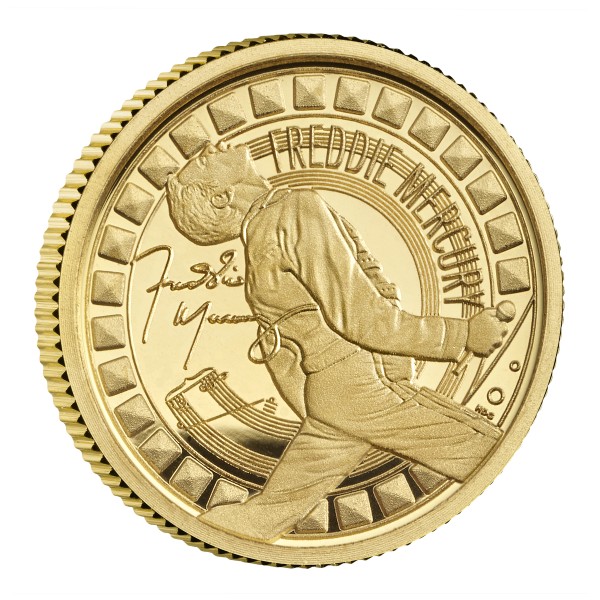 1/40 Oz Gold Proof Music Legends - Freddie Mercury United Kingdom 2025