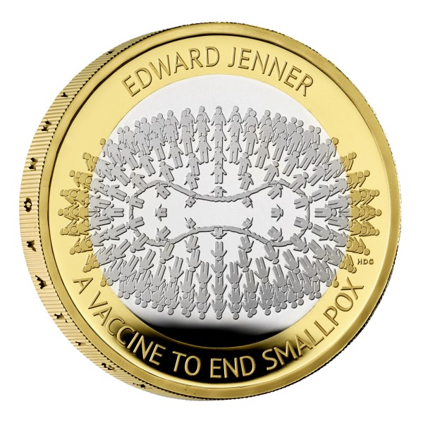 2 £ Silber Proof Edward Jenner United Kingdom 2023
