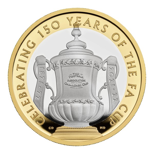 2 £ Silber Proof 150 Jahre FA Cup United Kingdom 2022
