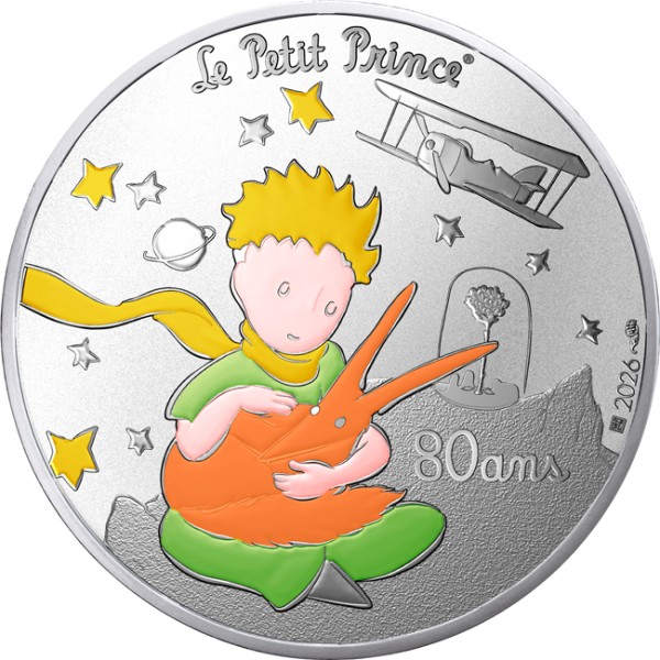 10 Euro BU Blister 80 Jahre Der Kleine Prinz Frankreich 2026
