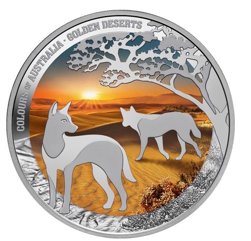 1 Unze Silber Proof Golden Deserts - Colours of Australia 1$ Niue Island 2026