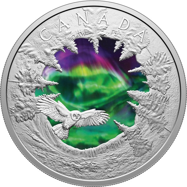 2 Unzen Silber Proof Magic of the Northern Lights 30 CAD Kanada 2025