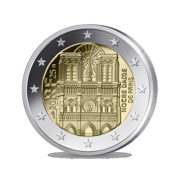 2 Euro Proof Notre Dame Frankreich 2025