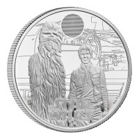 Vorschau: 1 Unze Silber Proof Star Wars - Han Solo and Chewbacca £ 2 UK 2024 Vorschau: 1 Unze Silber Proof Star Wars - Han Solo and Chewbacca £ 2 UK 2024