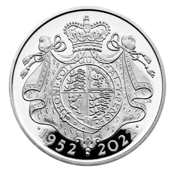 The Platinum Jubilee of Her Majesty The Queen 5 £ Silber Proof Piedfort United Kingdom 2022