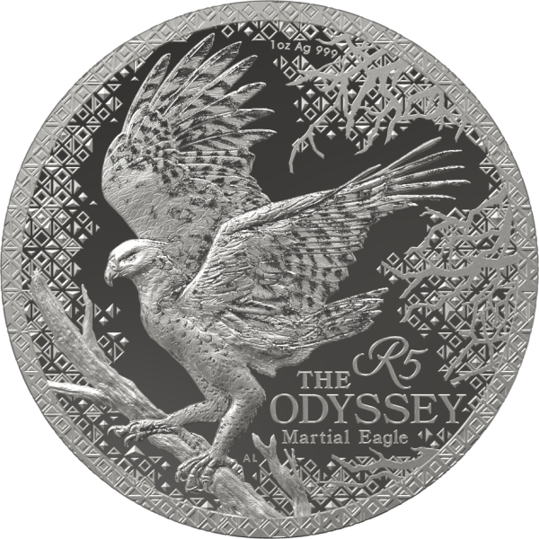 1 Unze Silber Proof Martial Eagle - The Odyssey Südafrika 2026