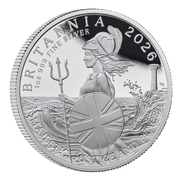 1 Unze Silber Proof The Britannia 2 £ United Kingdom 2026