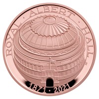 Royal Albert Hall - 150 Jahre - Gold Proof 5 £ United Kingdom 2021 Royal Albert Hall - 150 Jahre - Gold Proof 5 £ United Kingdom 2021