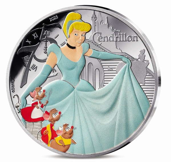 10 Euro Silber Proof Aschenputtel Disney Frankreich 2025