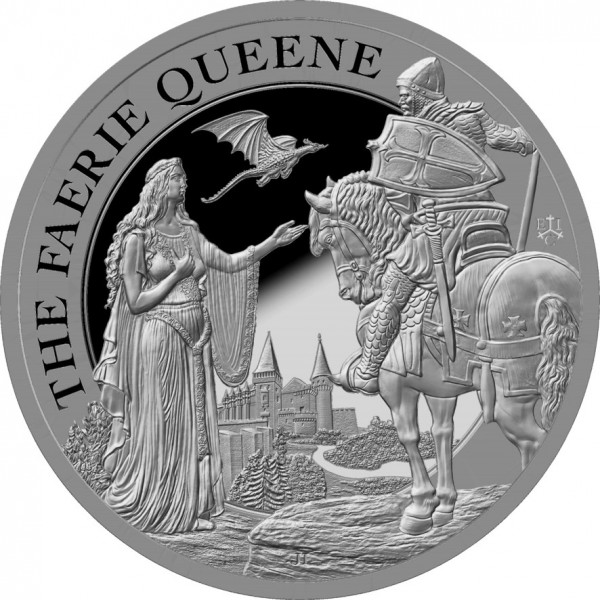 1 Ounce Silver Proof The Faerie Queene - 1 £ St. Helena 2022