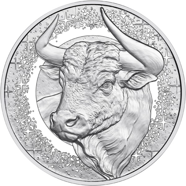 20 Euro Silber Proof Sternzeichen - Stier Österreich 2026