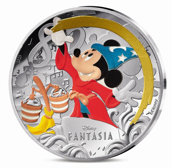 10 Euro Silber Proof Fantasia Disney Frankreich 2025