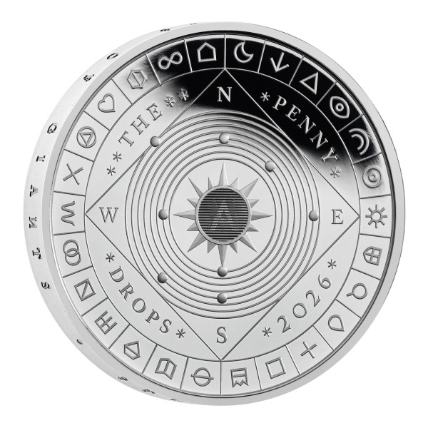 5 £ Silber Proof The Great British Treasure Hunt - The Penny Drops UK 2026 Royal Mint